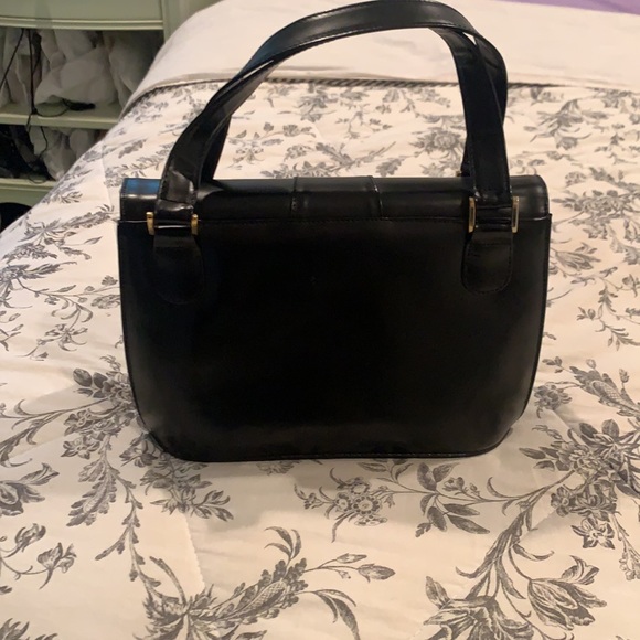 Anne Klein black leather mini bag - Picture 4 of 5